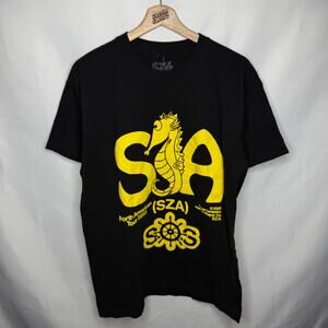 SZA Online Ceramics Kendrick Lamar TDE pg Lang SOS Hip Hop Rap Tour Merch Tee L